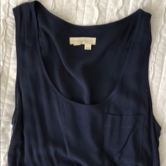 Navy and gold dress - Picture 2 of 6